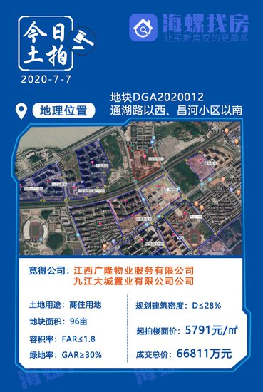 <em>九江房价</em>变化，八里湖新区玖钻花园住宅项目规划方案发布