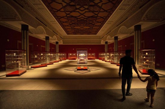 探访伊拉克巴士拉博物馆 由<em>萨达姆</em>宫殿改造而成