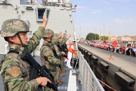 中国海军第44批护航编队访问科威特