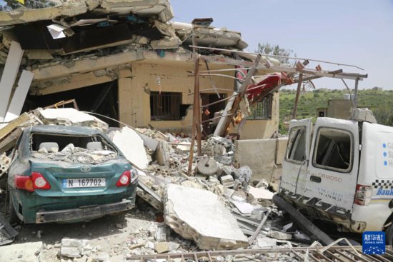 黎巴嫩：被摧毁的建筑物