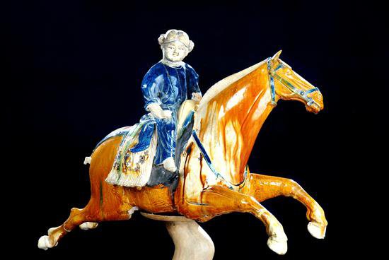 文博日历丨蓝衣少年骑着骏马，来长安追梦啦！