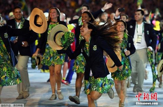 奥运<em>巴西</em>队有54个“索尔瓦” 21人纹“奥运五环”