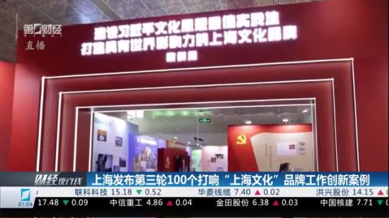 上海发布第三轮<em>100个</em>打响“上海文化”品牌工作创新案例