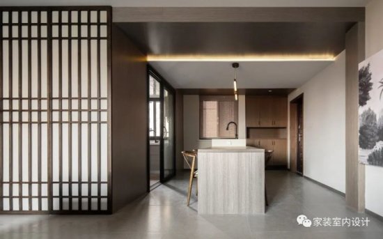 109m 现代中式两居，最喜欢这个<em>家的</em>双“<em>客厅</em>”设计和那幅古典...