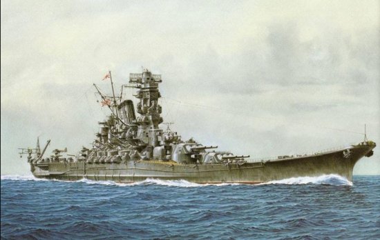图纸上的巨舰：<em>排水量</em>8万<em>吨</em>，巨炮8门，日本超级大和战列舰