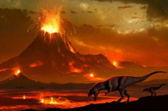 科学家归纳<em>出</em>火山在<em>恐龙</em>灭亡中扮演的角色