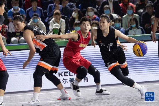 全运会-<em>三人</em>篮球女子成年组决赛：<em>联合</em>队夺冠