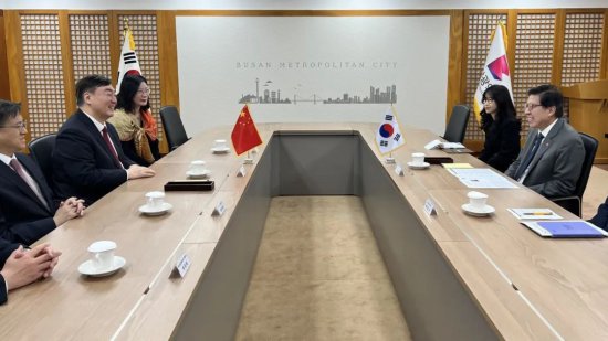 以“城市外交”助力中韩友好——邢海明大使会见釜山市长