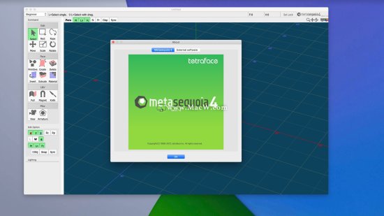 Metasequoia 4 for Mac(水杉3D建模应用)v4.7.6版