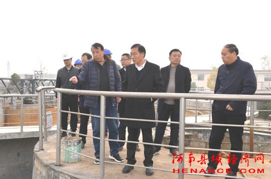 <em>宁陵县县长</em>马同和调研县污水处理厂提标改造项目建设情况