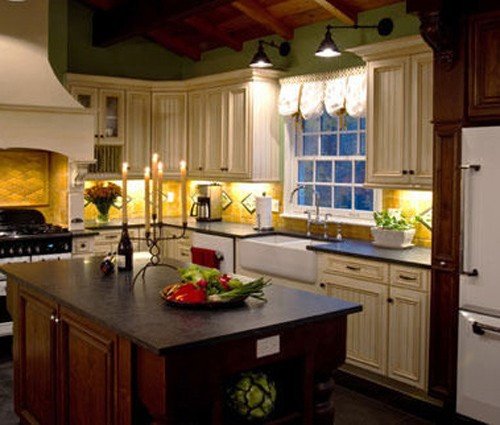 美式<em>厨房</em>装修 自然古朴的家居设计