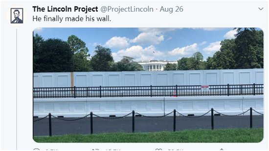 安保大升级？<em>白宫周围</em>竖起两米多高围栏，网友：何时开始挖...