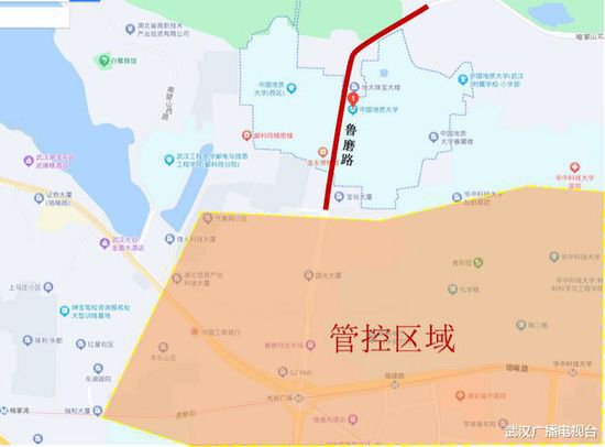 武汉光谷马拉松比赛期间部分路段绕行提示