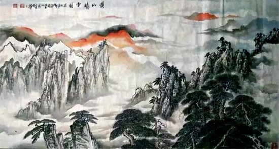 重磅！长江全景图《大江之觞》巨幅中国画已经创作完成了一半，...