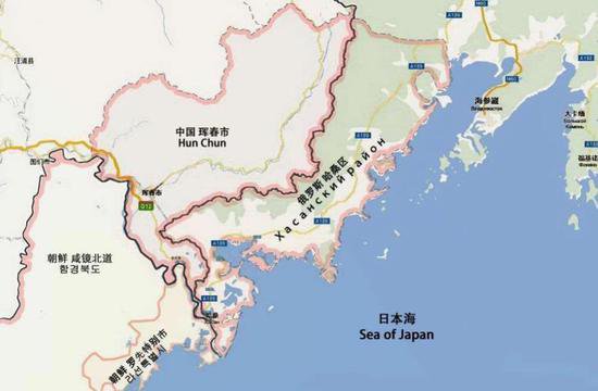 图们江出海口：距离日本海仅15公里，却因一座铁路<em>桥</em>无路可走