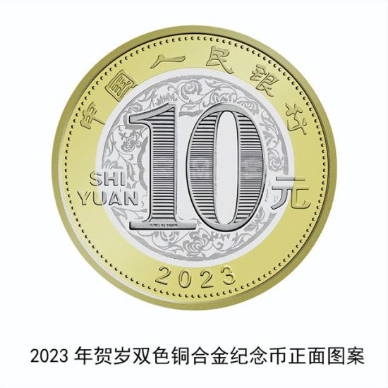 中国人民银行定于2022年12月22日起陆续发行2023年贺岁纪念币...